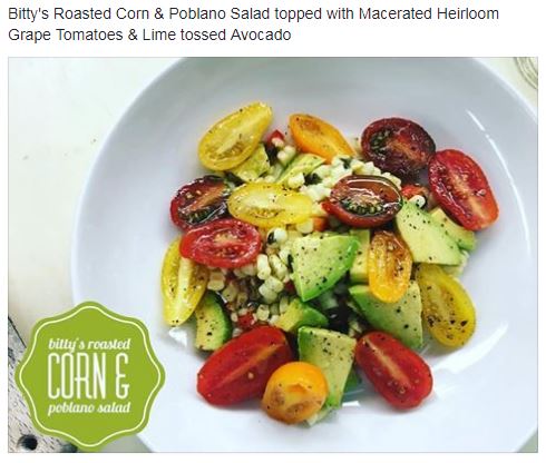 Bitty's Roasted Corn & Poblano Salad