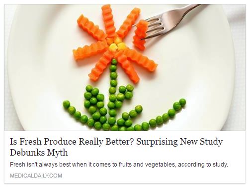 Is Fresh Produce Really Better?